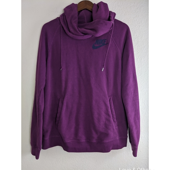 Nike Tops - NIKE Purple Pullover Hoodie Sweatshirt